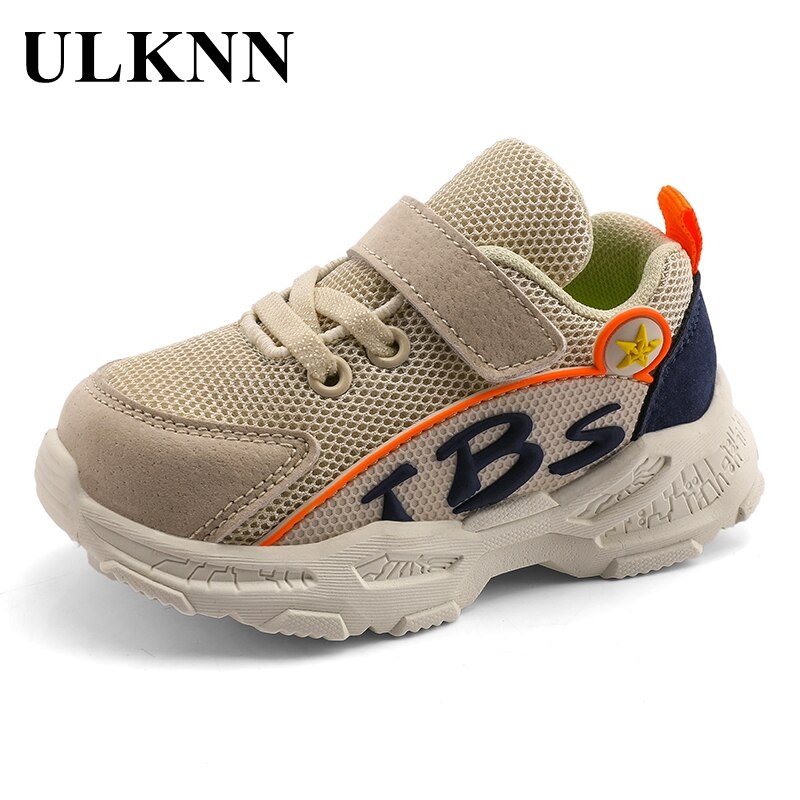 Ulknn baby walking funktionella skor barn småbarn skor baby 1-2-3 år gammal pojke lätt enkel nät mjuk botten unisex