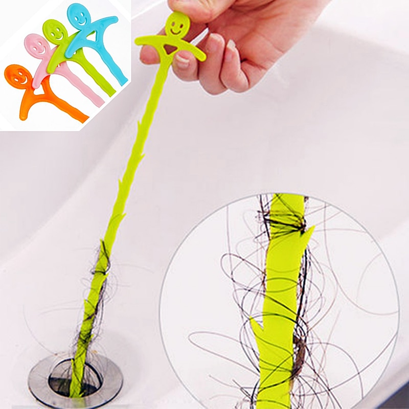 1pcs Kitchen Sink Cleaning Hook Sewer Dredging Spring Pipe Hair Dredging Tool Removal Sink Cleaning Tool Pipe Drain Cleaner