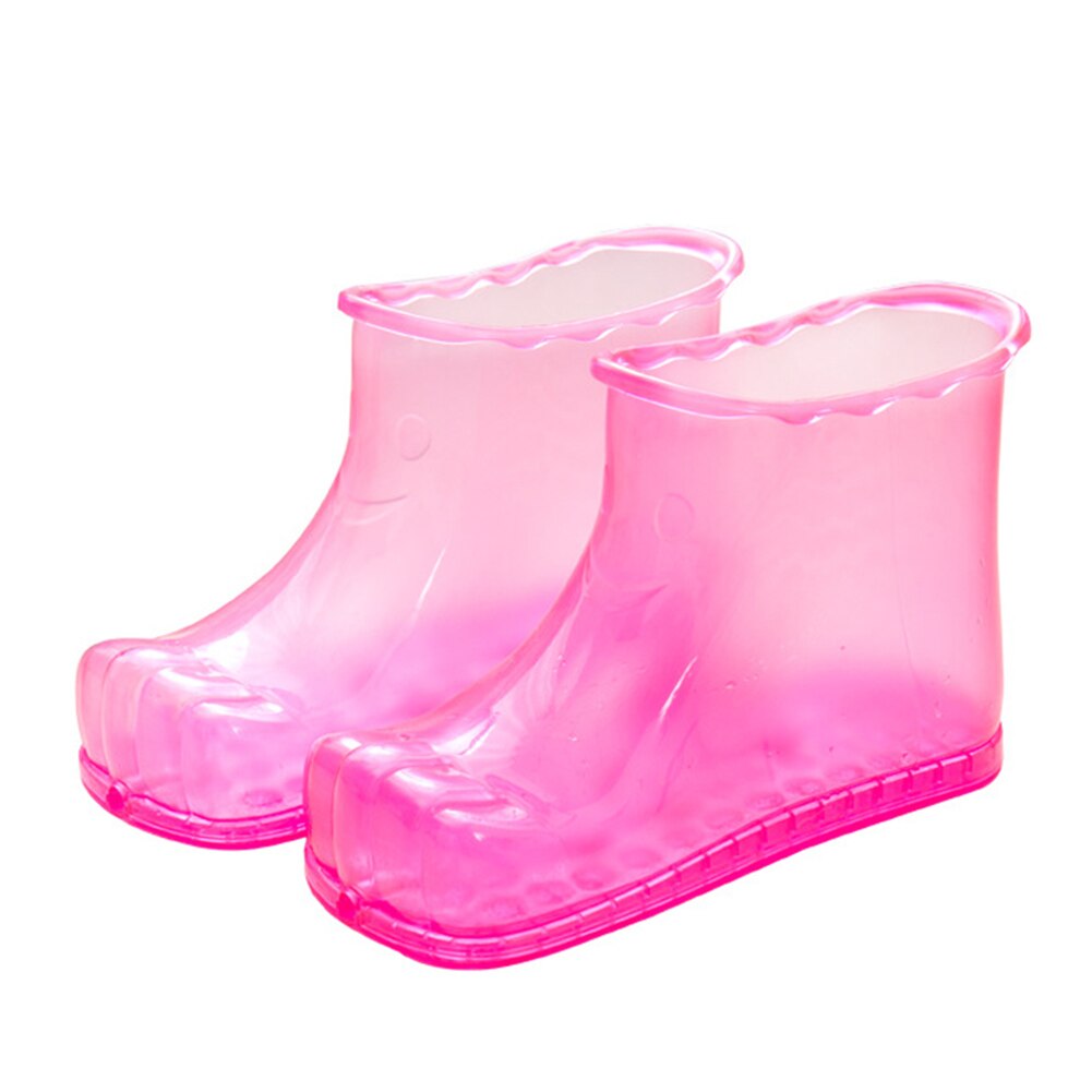 FußSchlecht Massage Stiefel Spa Haushalt Entspannung Eimer Stiefel Füße Pflege Heißer Verdichter Schuhe XSD88: rot  18cm