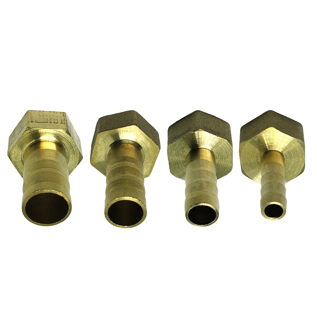 3/8" Brass Barb Hose Fitting Connector Adapter Female Pipe Thread