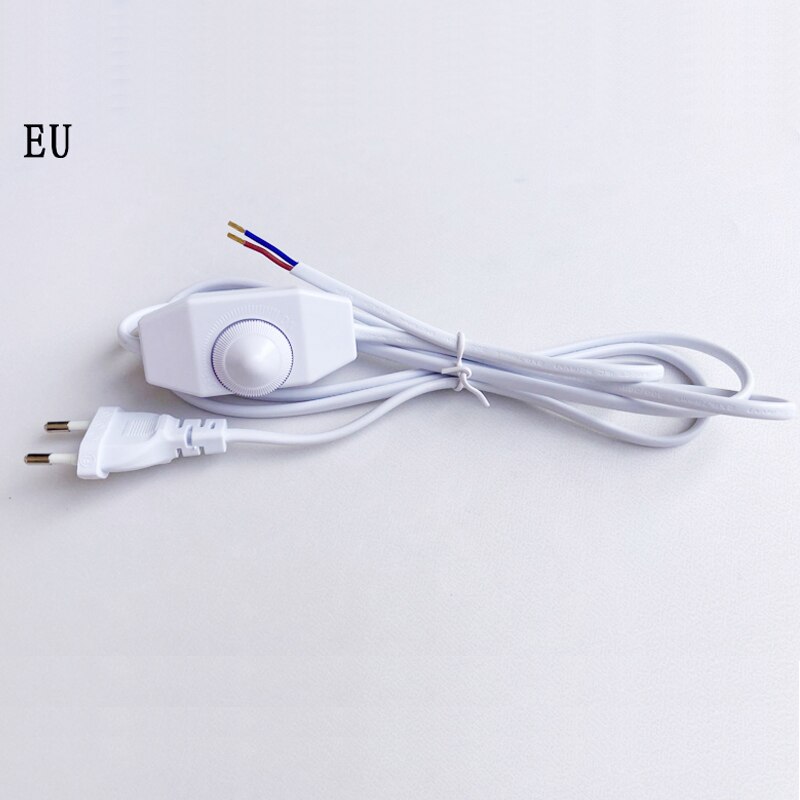 1.8M table lamp floor lamp switch dimmer wire, with cable US EU2 plug 110V/220v dimmable switch cable light controller