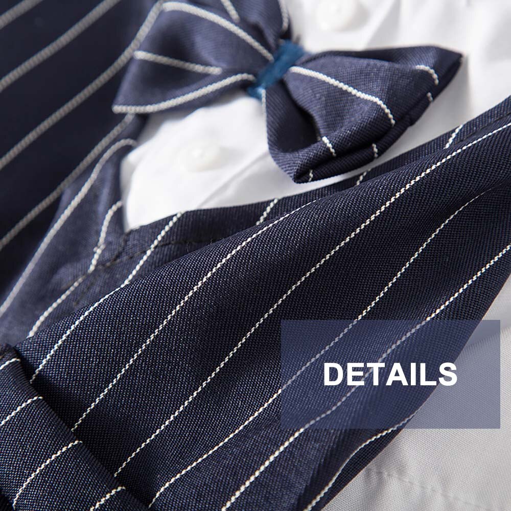 Gentleman Hond Kleding Trouwpak Formele Shirt Voor Kleine Honden Bowtie Tuxedo Pet Outfit Halloween Kerst Kostuum Voor Katten