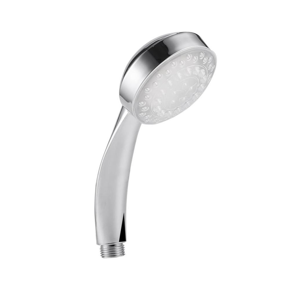 Pommeau de douche à 5 lumières, 7 couleurs, romantique, magique, pluie, simple, rond, pour bain d'eau, salle de bains