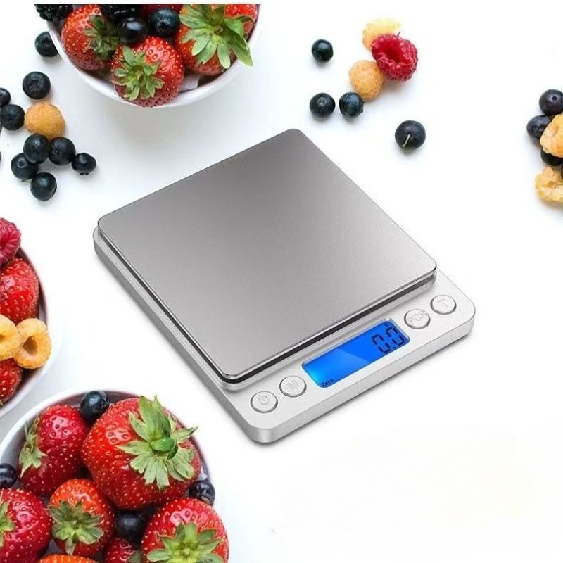 digital kjøkkenvekt 3000g/ 0.1g liten smykkevekt i rustfritt stål digital vekt til hjemmebruk gram og oz digital gramvekt