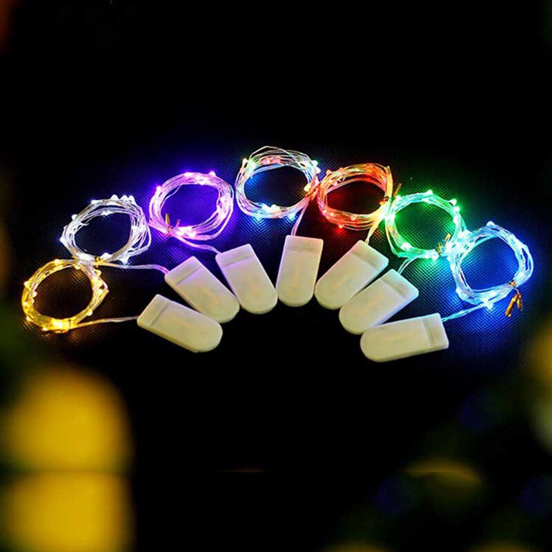 Warm White Led Fairy Lights Copper Wire Led String Lights Battery Powered Fairy Lights Year Christmas Garland Decorations