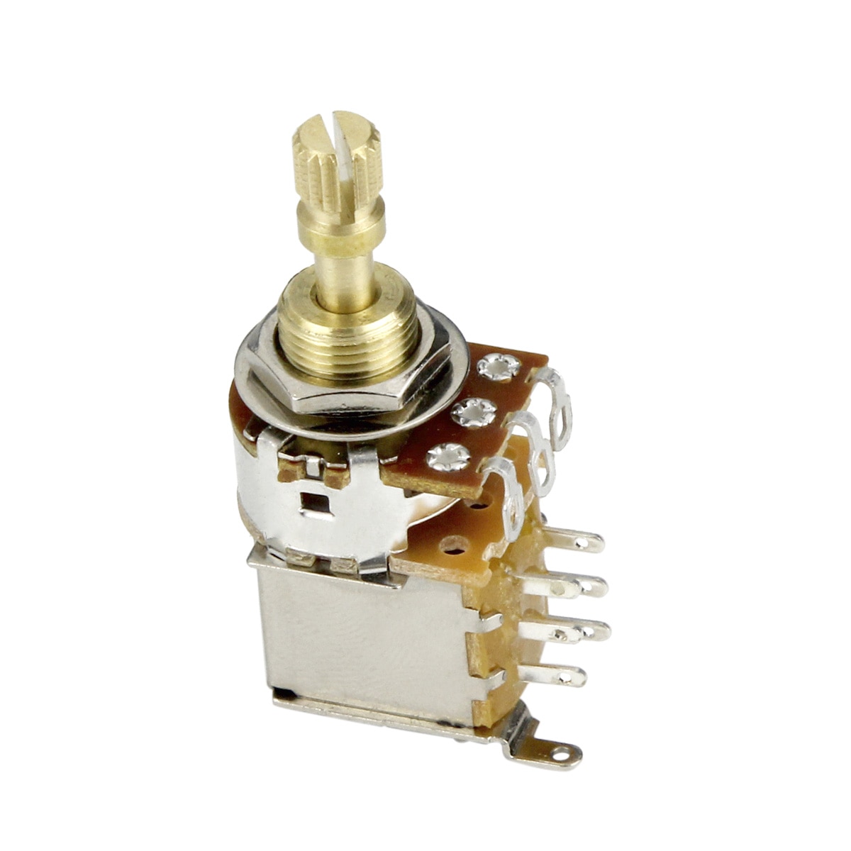 FLEOR Push Push Potentiometer B500K Linear Taper Volume Control Short Split Shaft Guitar Pot for Electric Guitar