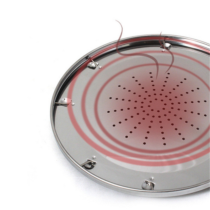 Tostapane da campeggio pieghevole a 4 fette Tostapane da campeggio esterno portatili in acciaio inossidabile per strumento di cottura per fornello a gas