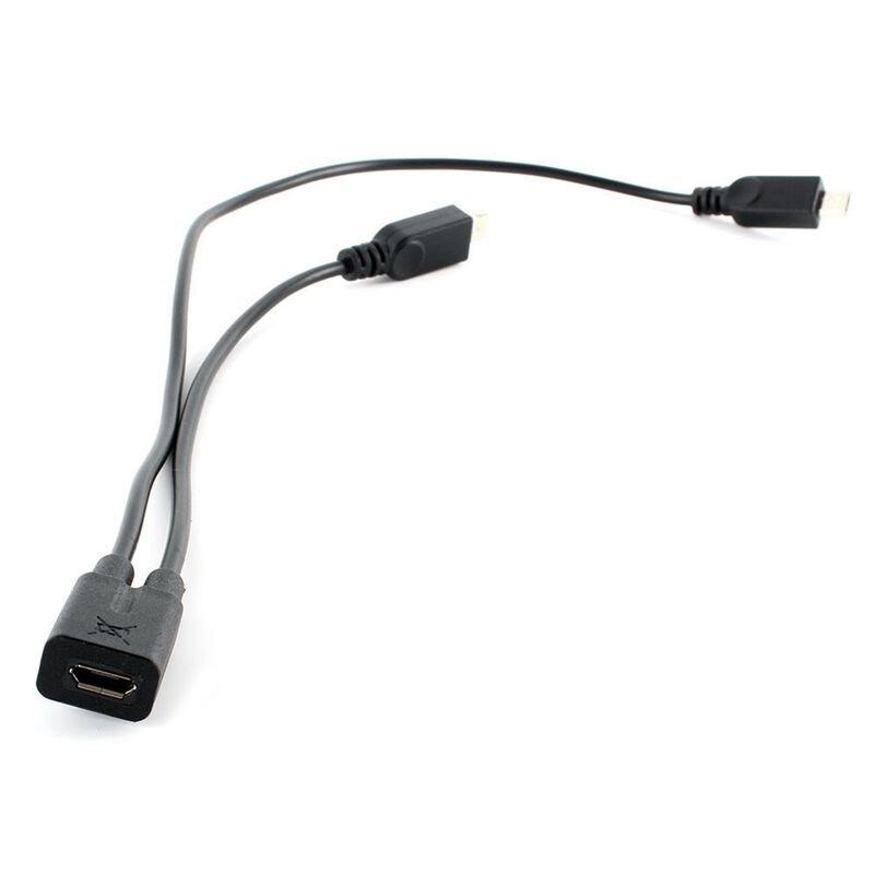 USB 2,0 A macho A 2 Dual USB hembra Y divisor Hub Cable convertidor U82