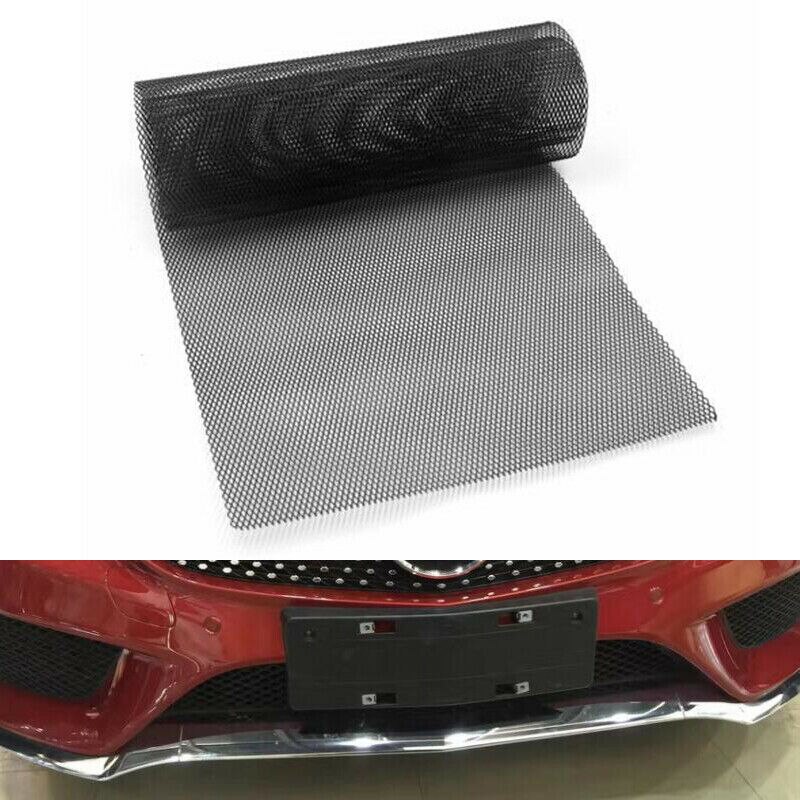 Rhombic Grid 40X13 Inch Universal Car Grille Mesh Metal Car Gri... – Grandado