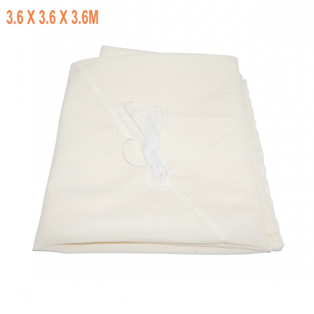 Triangle Waterproof Sun Shade Sail Yard Canopy Patio Garden UV Blocking Outdoor Sun Shelter with Wind Rope 3M / 3.6M / 5M: Beige 3.6M