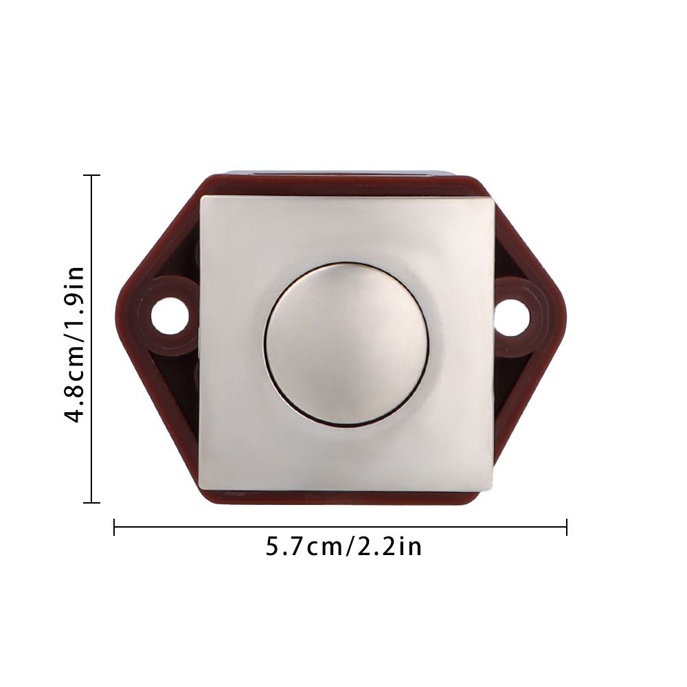 Drawer Lock Furniture Hardware Zinc Alloy Cabinet Lock Cabinet Door Catch Push Button Latch Car Push Lock