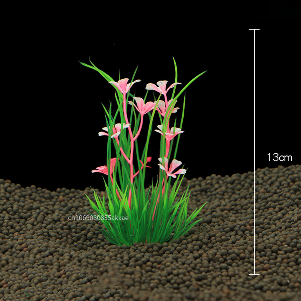 Unterwasser Künstliche Pflanze Wasser Ornamente Lebensechte Simulation Blumen Pflanzen Für Aquarium Fischglas Landschaftsbau Dekoration