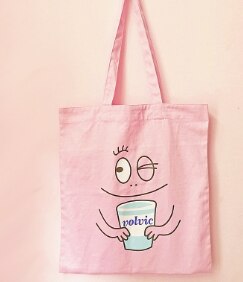 Sør-korea ins samme baba pappa skulder lerretsveske kvinnelige studenter harajuku ulzzang MR boble bag: misligholde tittel