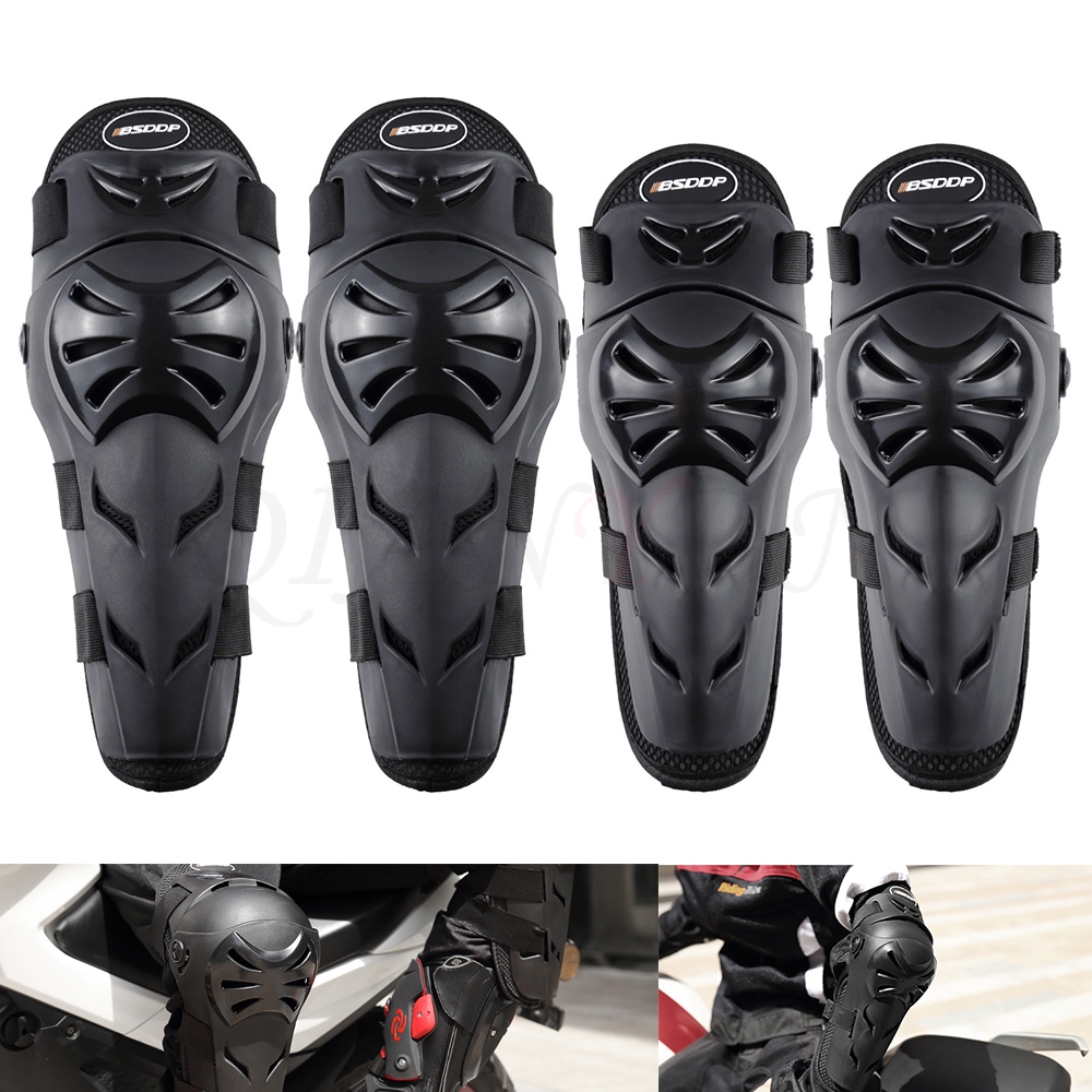 Genouillère moto moto genouillères de Protection Motocross protections route genou et coudières mt07 mt09 r1 r3 4 pièces