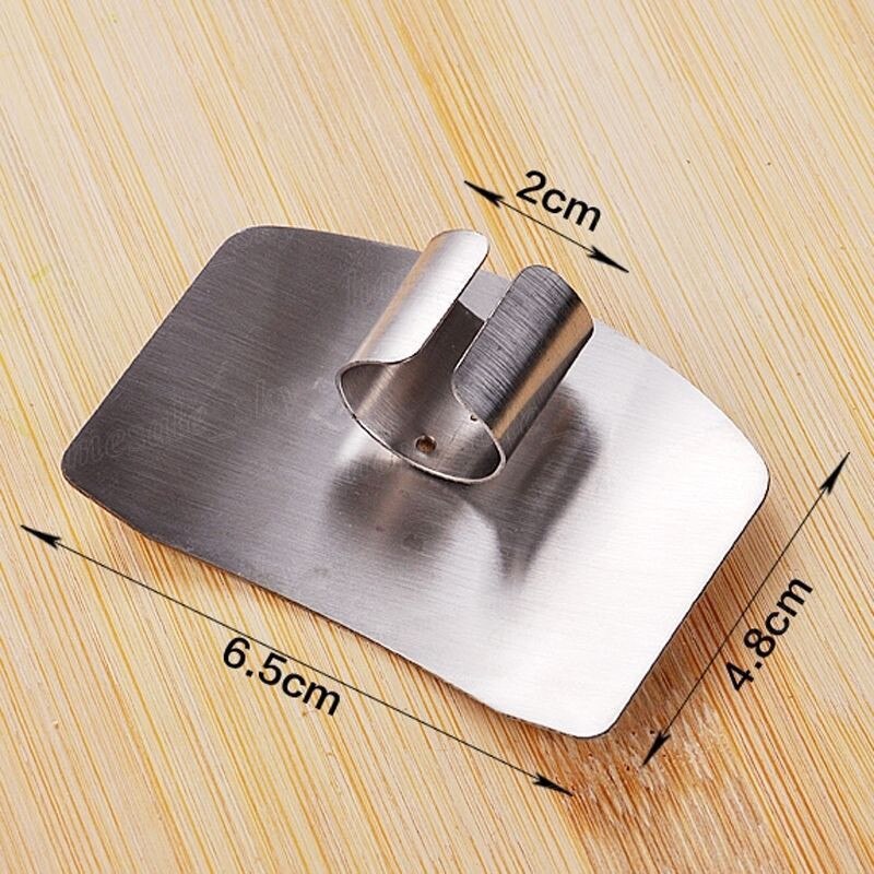 Kitchen Stainless Steel Finger Protector Hand Cut Safe Guard Knife Tool Accessories Protect Your Figures