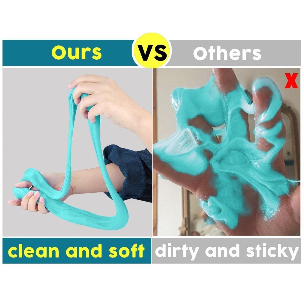 DIY Fluffy Slime Box Supplies Soft Clay Floam Scented Stress Relief Cotton Release Clay Plasticine Toys for children