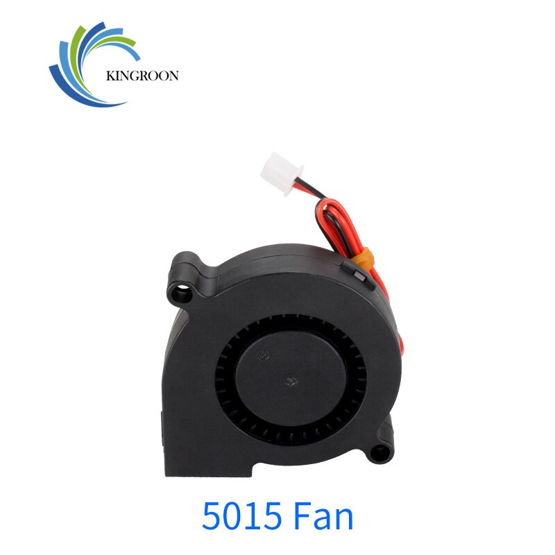 KingRoon 24V 5015 Fan air-blower For 3D Printer Fan KP3 Exclusive e3d V5 Blue Silicon Sock Cover 3D Printer Parts 16*16*12mm: 1pc 24V Fan