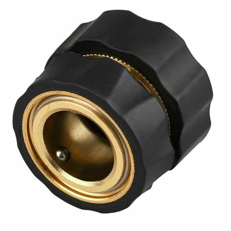 1 par de conectores de manguera de agua macho hembra de latón de 3/4 "de conexión rápida de manguera de jardín Universal