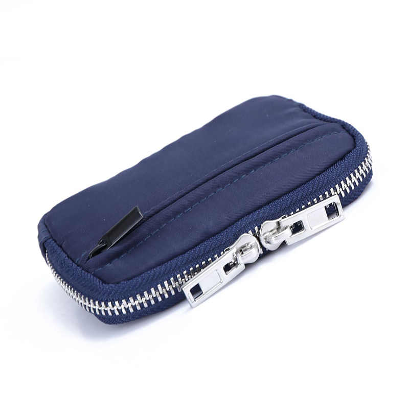 Nylon Clutch Bag Mini Purse Male Female Coin Credit Card Organizer Pouch Zipper Waterproof Card Holder Wear-resistant Wallet