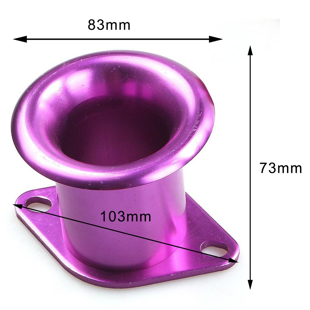 Air Horn Funnel GTS Velocity Stack 20V 4AG ITBs for Toyota Corolla AE86 Purple