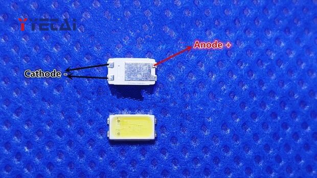 Yongyetai led lcd tv display backlight kralen 1w 6v 7030 lamp kralen koel wit licht