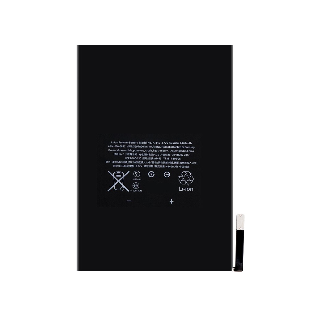 Tablet Battery for Apple iPad Mini 1 A1432 A1454 A1455 Replacement Laptop Bateria with Free Tools 4440mAh