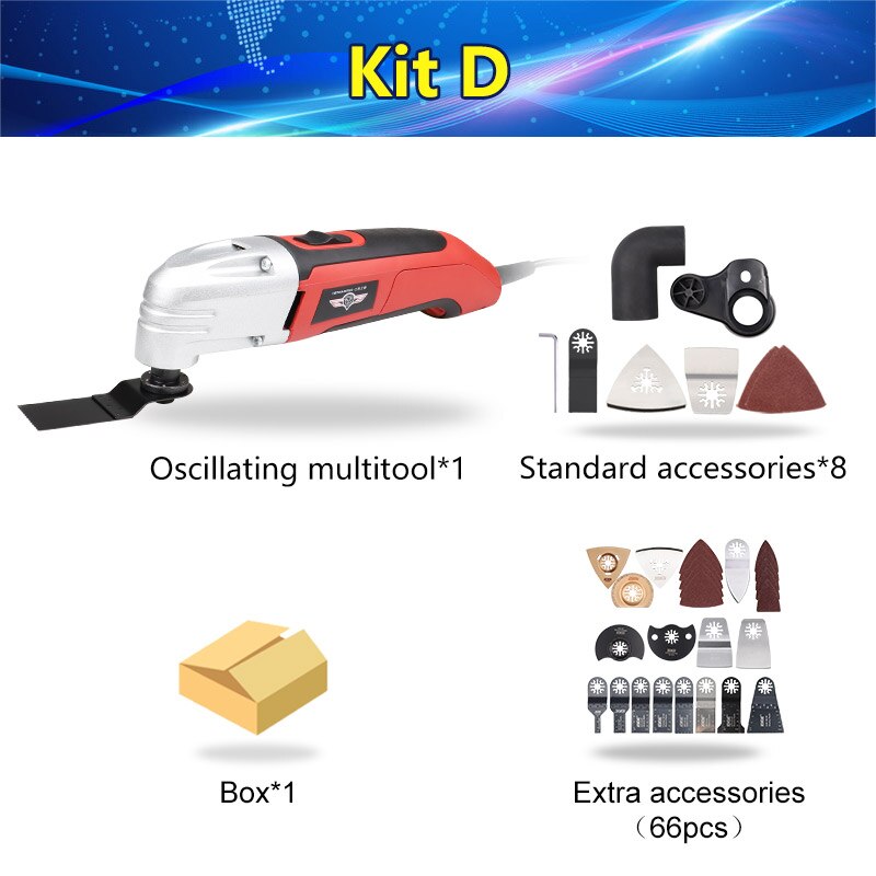 Renovator Multi-cutter Oscillating Tool Cutter electric Trimmer Variable-Speed Multifounction Tool DIY at home