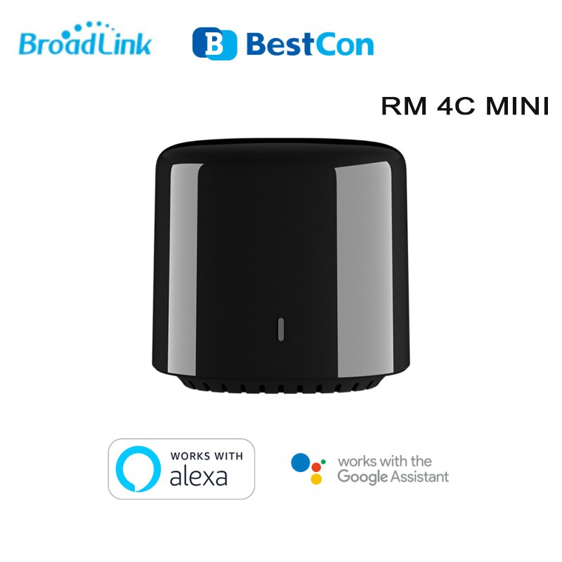 Broadlink RM4C Mini RM4 Pro WiFi IR RF Universal Intelligent Remote Controller Work With Alexa Google Home Smart Home Automation: RM 4C MINI