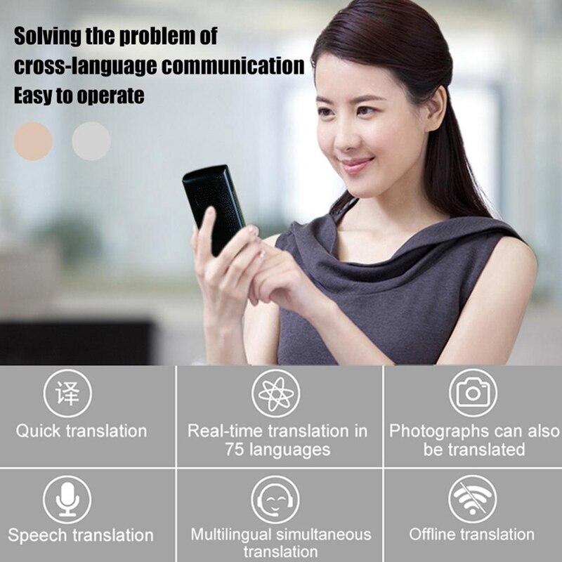 76 Languages Voice Translator D9 Translator Learning Machine ligent Travel Translator