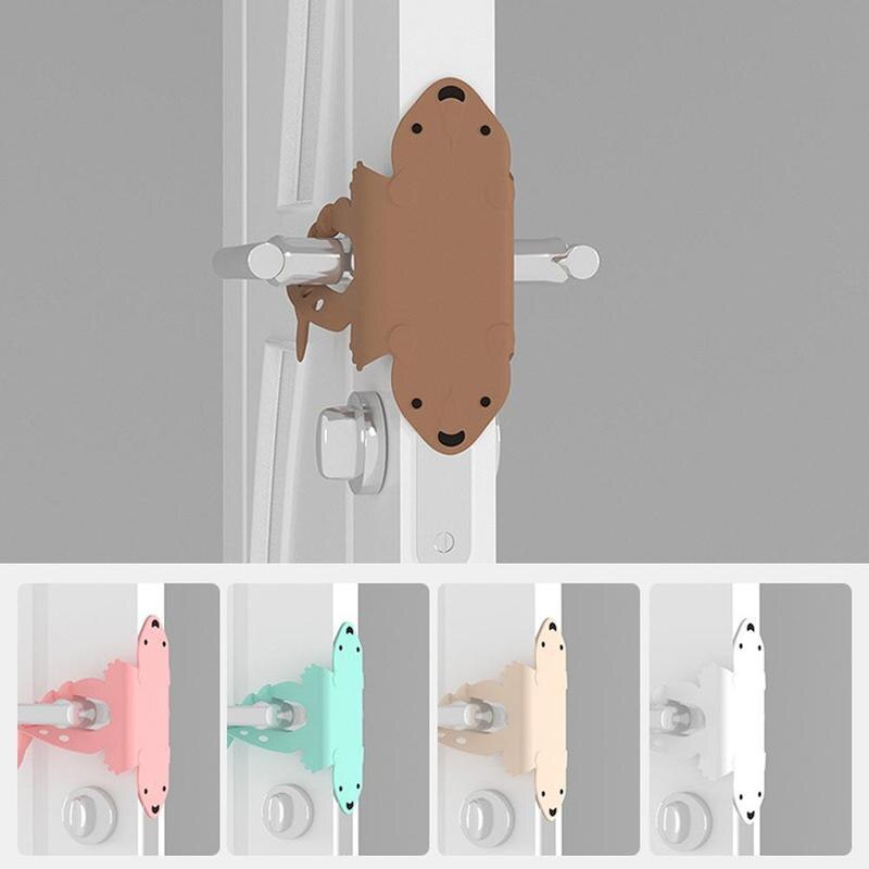Silicone Baby Kamer Deur Mute Lock Deurknop Slaapkamer Deur Anti-Collision Bescherming Buffer Pad Deur Impact Deur Cover stopper