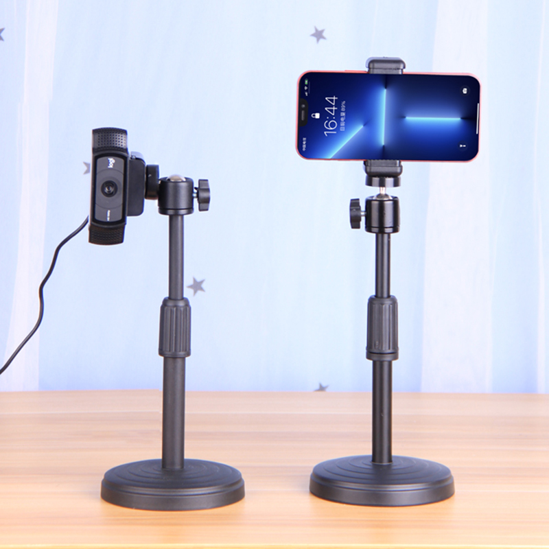 Desktop-Stativ für Handy, Webcam, DSLR-Kamera, Tisch-Tripie-Ständer, Halterung für Smartphone, Handy, Webcam-Unterstützung