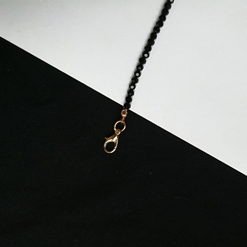Marca de moda simples contas pretas colar curto jóias femininas gargantilha colares bijoux femme senhoras festa colar 2024
