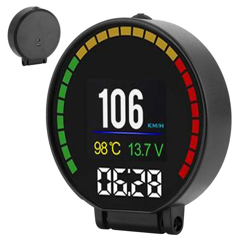 auto accessories instrument panel Car HUD Gauge Smart Digital Meter Speedometer High Definition Multi‑Function with