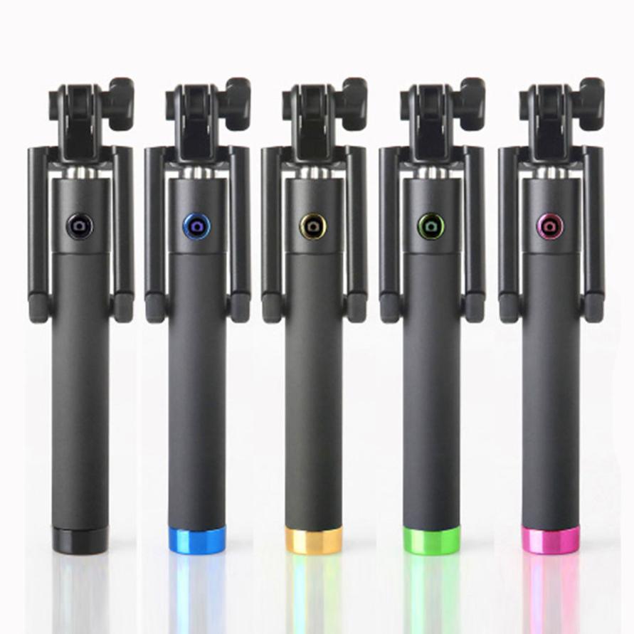 Mode Universele Draagbare Handheld Self-Pole Statief Monopod Stick Voor Smartphone Wired Selfie Stick Voor Iphone 6/6 S