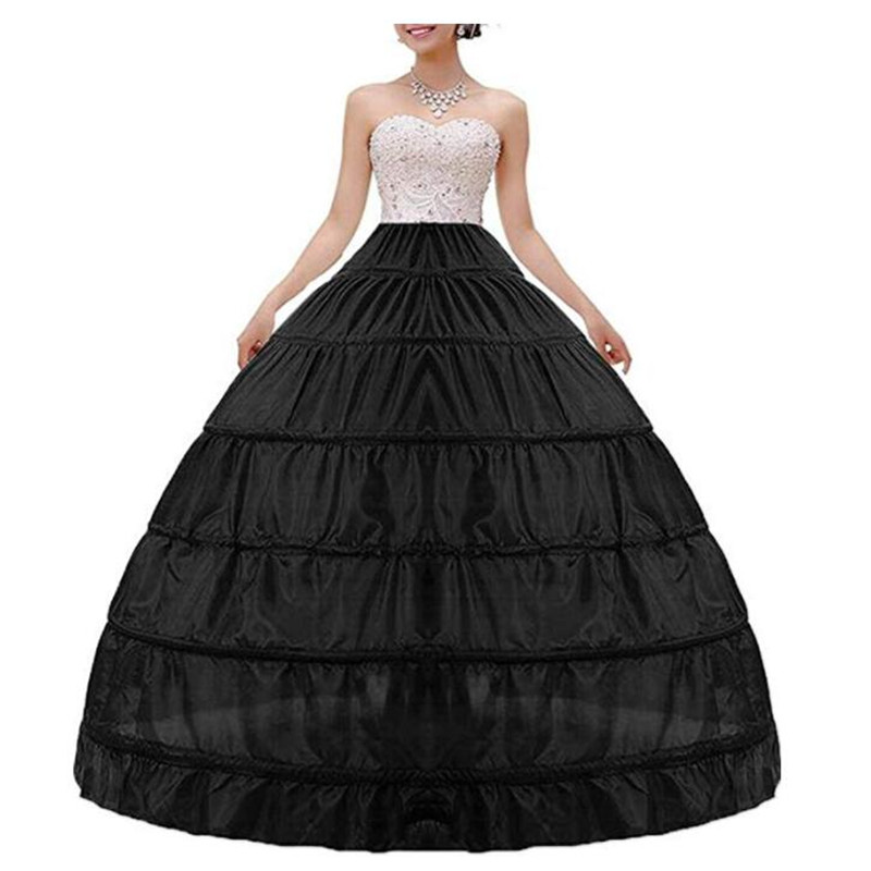 Neue 6 Reifen Petticoat für Ballkleid Hochzeit Kleid Krinoline Unterrock Hochzeit Zubehör