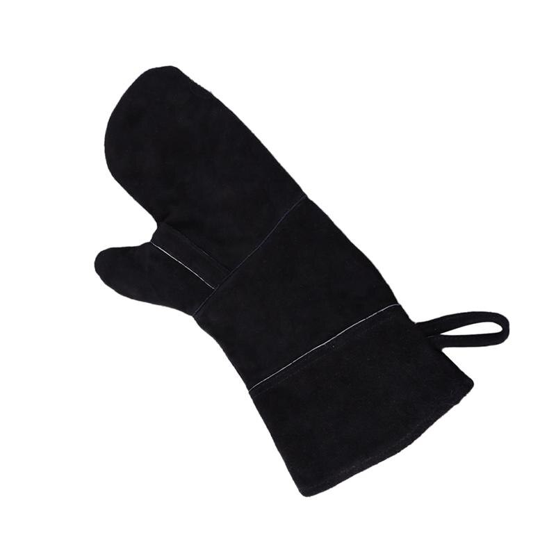 extrem Wärme Feuer Beständig Handschuhe Leder Perfekte für Kamin Herde Backofen Grill Schweißen BBQ Topf Halfter
