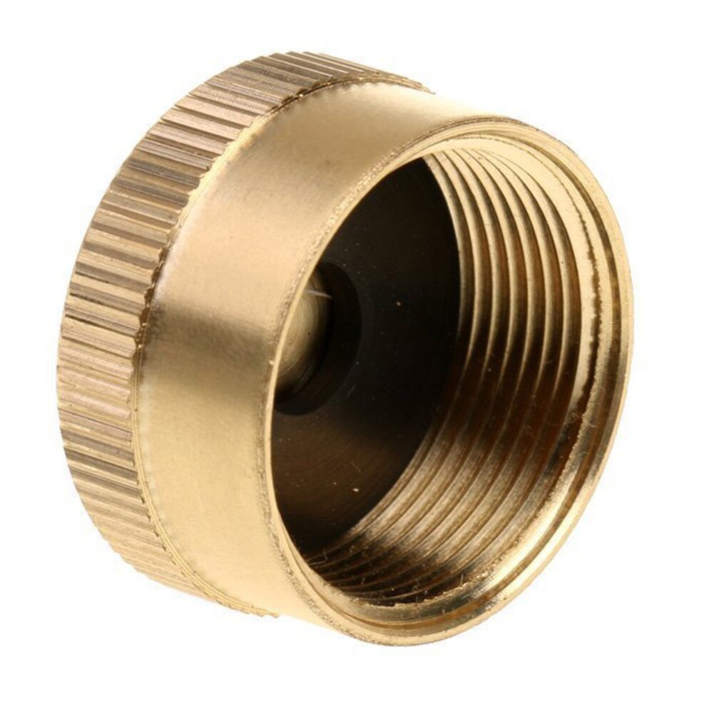 Solid Brass Refill 1LB Propane Gas Bottle Cylinder Coupler Protective Sealed Cap