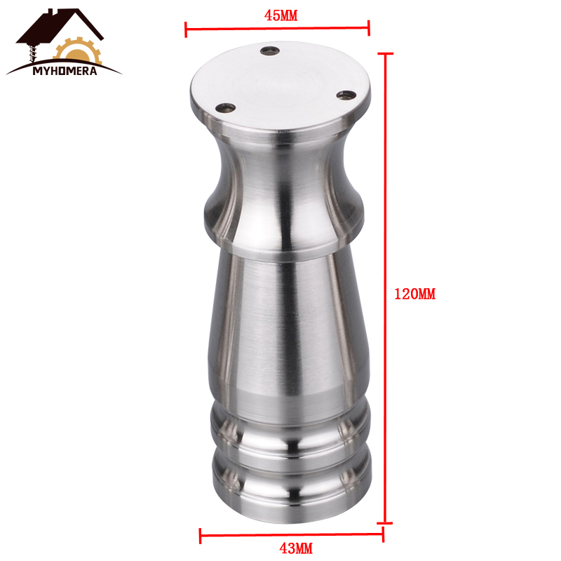 Myhomera 80mm-150mm Möbel Füße Bein Einstellbare Schrank Sofa Beine Aluminium Schrank Kaffee Tee Tisch Schlecht Schutzhülle fuß: Farbe E 120mm