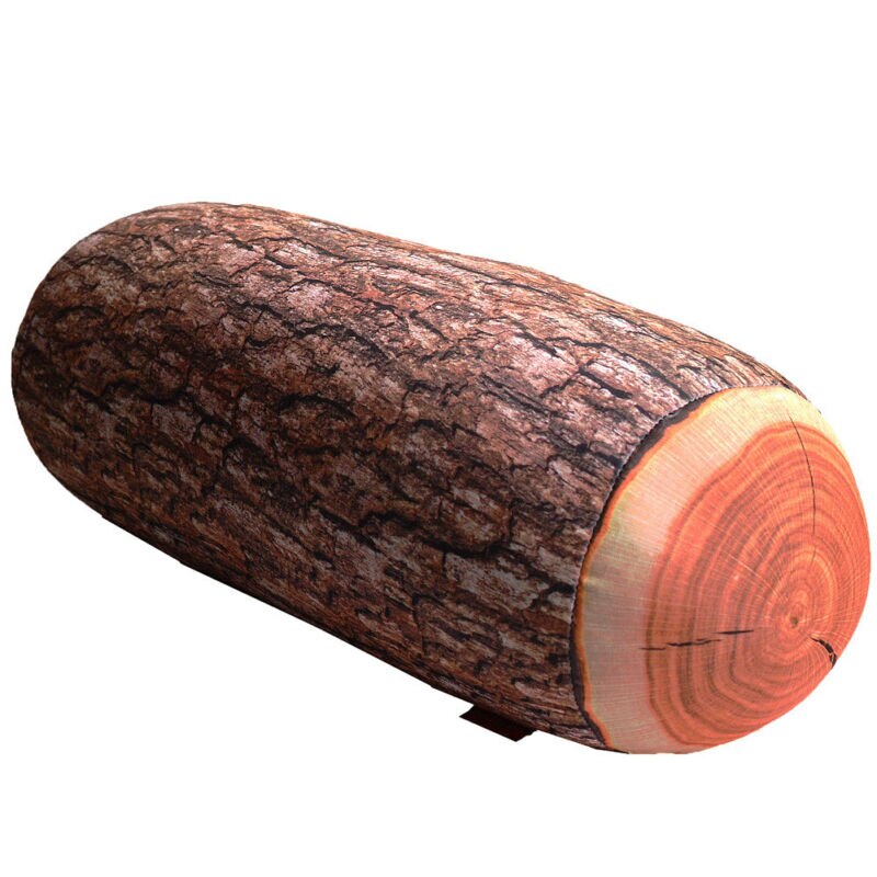 Cylinder mjuk kudde kudde stöd rull kudde trä trädstubbe form sovrum sängkläder tillbehör