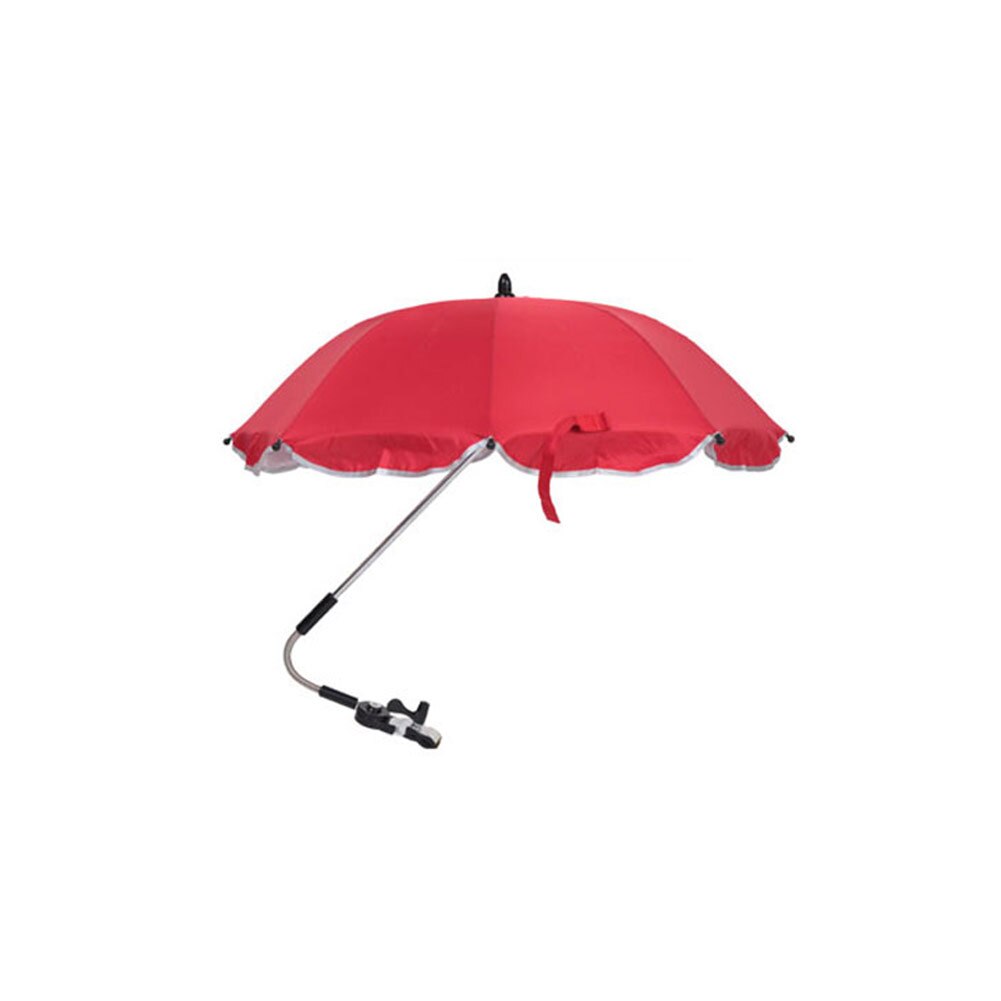Børn baby parasol klapvogn paraply regnbeskyttelse bærbar parasol extender paraply klapvogn skygge baldakinovertræk: Gules