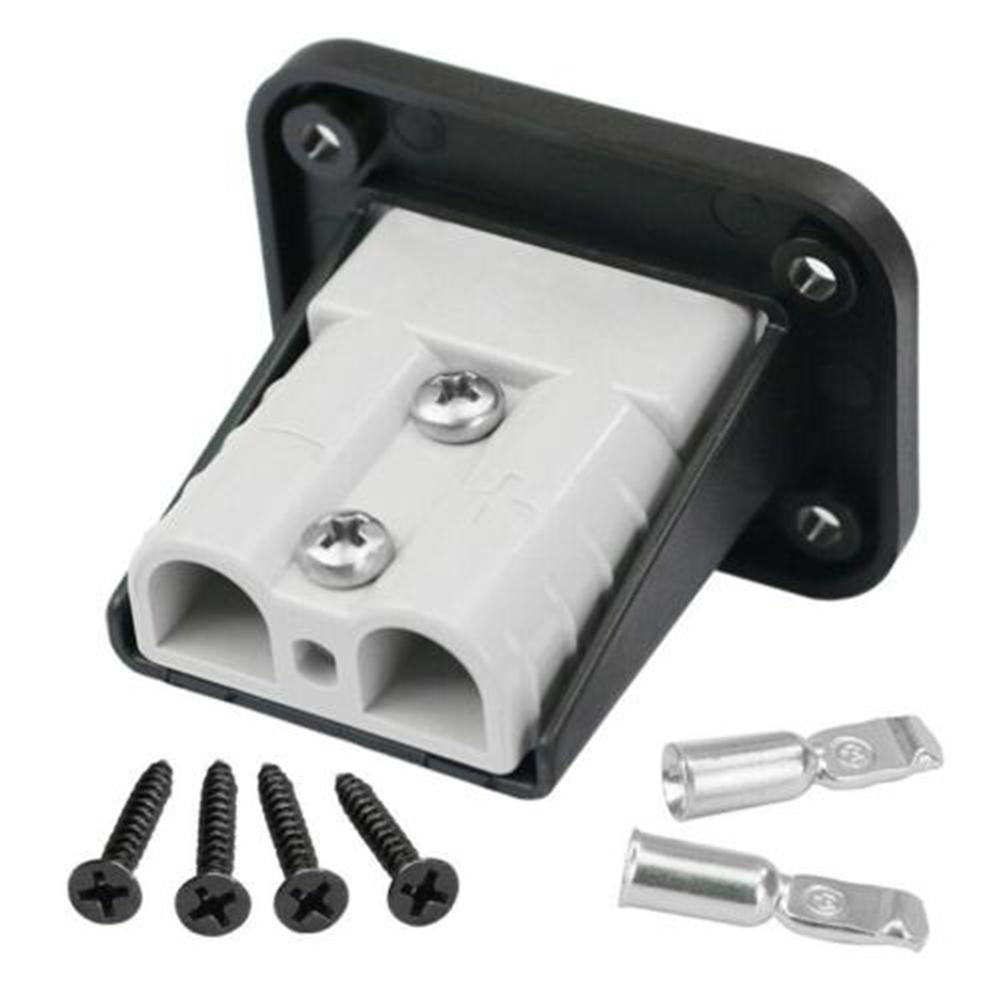 2 Teile/paket 50A Unterputz Halterung Für Anderson Stecker Ladung Tafeln Anschlüsse Für Schiff Yacht RV Passagier Auto Tafel Buchse