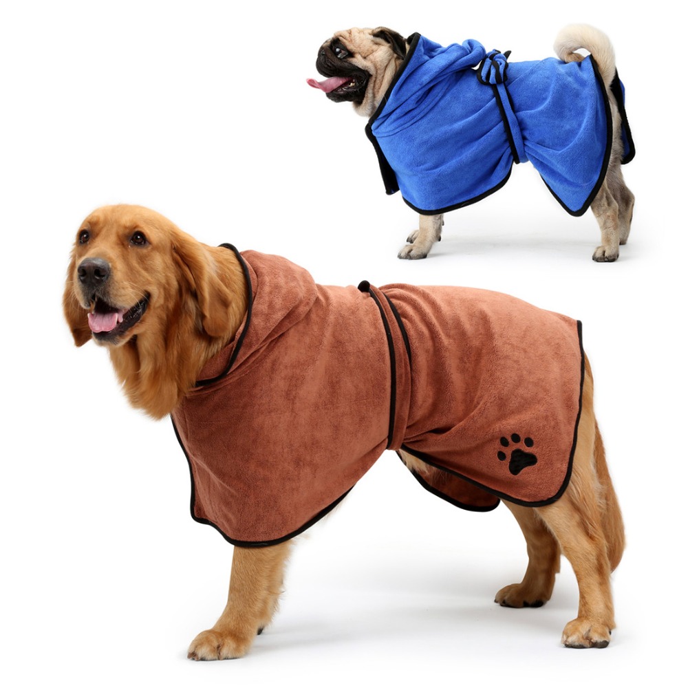 Orders ONLY Dog Bathrobe XS-XL Pet Dog Bath Towel for Small Medium Large Dogs Orders ONLY