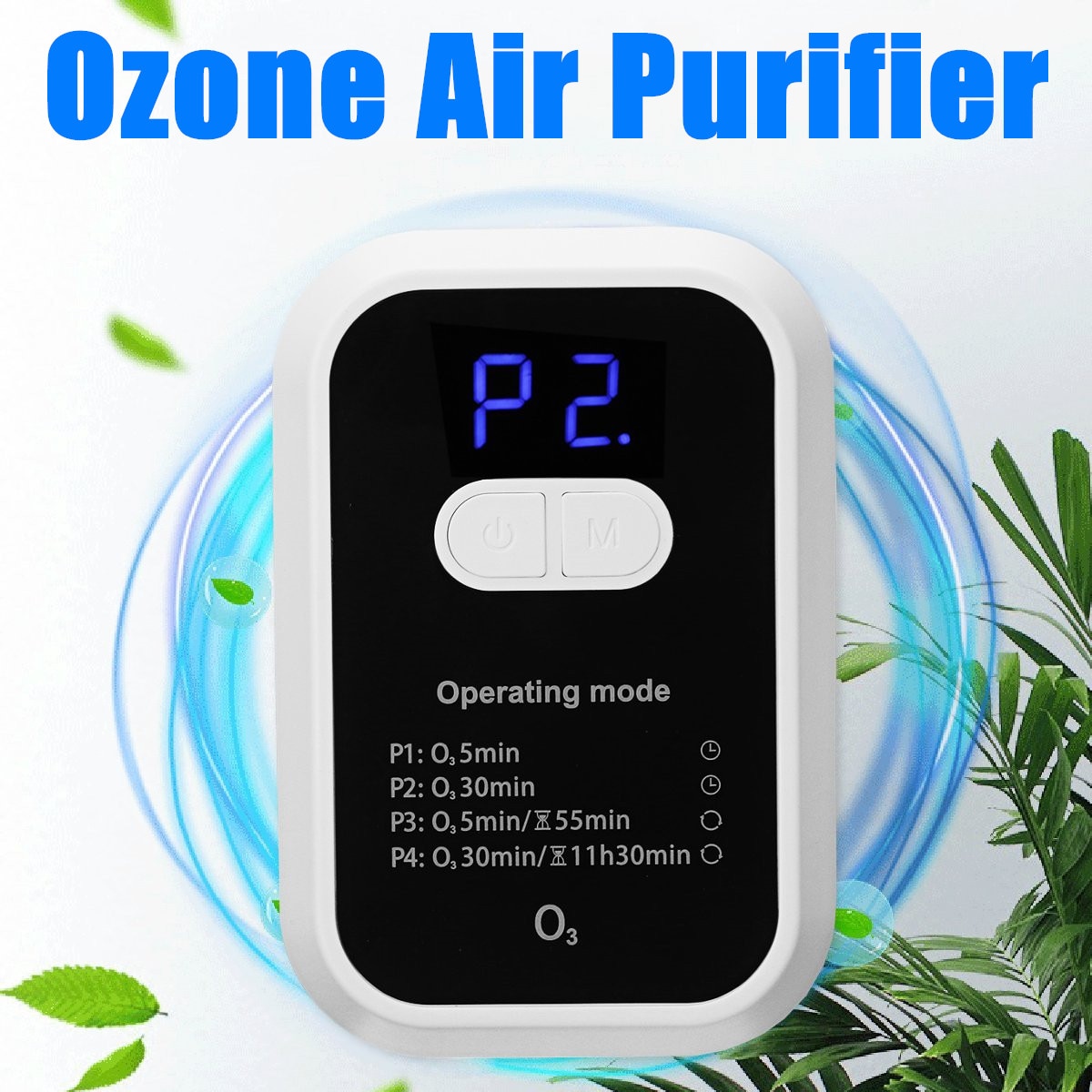 Ozone Generator Multifunctional Active Disinfector Air Purifier Disinfect Smart Deaerator Machine for Home Kitchen Toilet