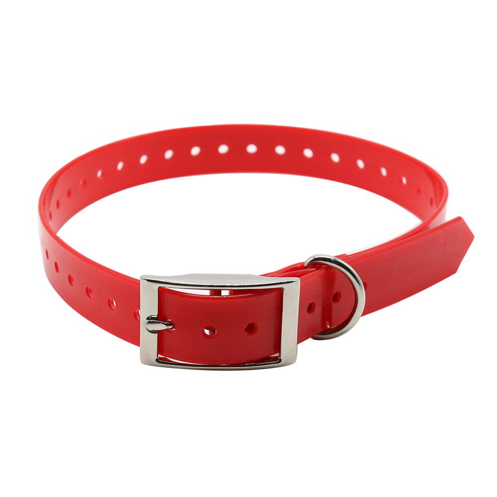 Dierenwinkel Halsband Tpu + Nylon Waterdichte Deodorant Slip Vuil Schoon Halsbanden 7 Kleuren Voor Kleine Grote Hond Accessoires: red / L