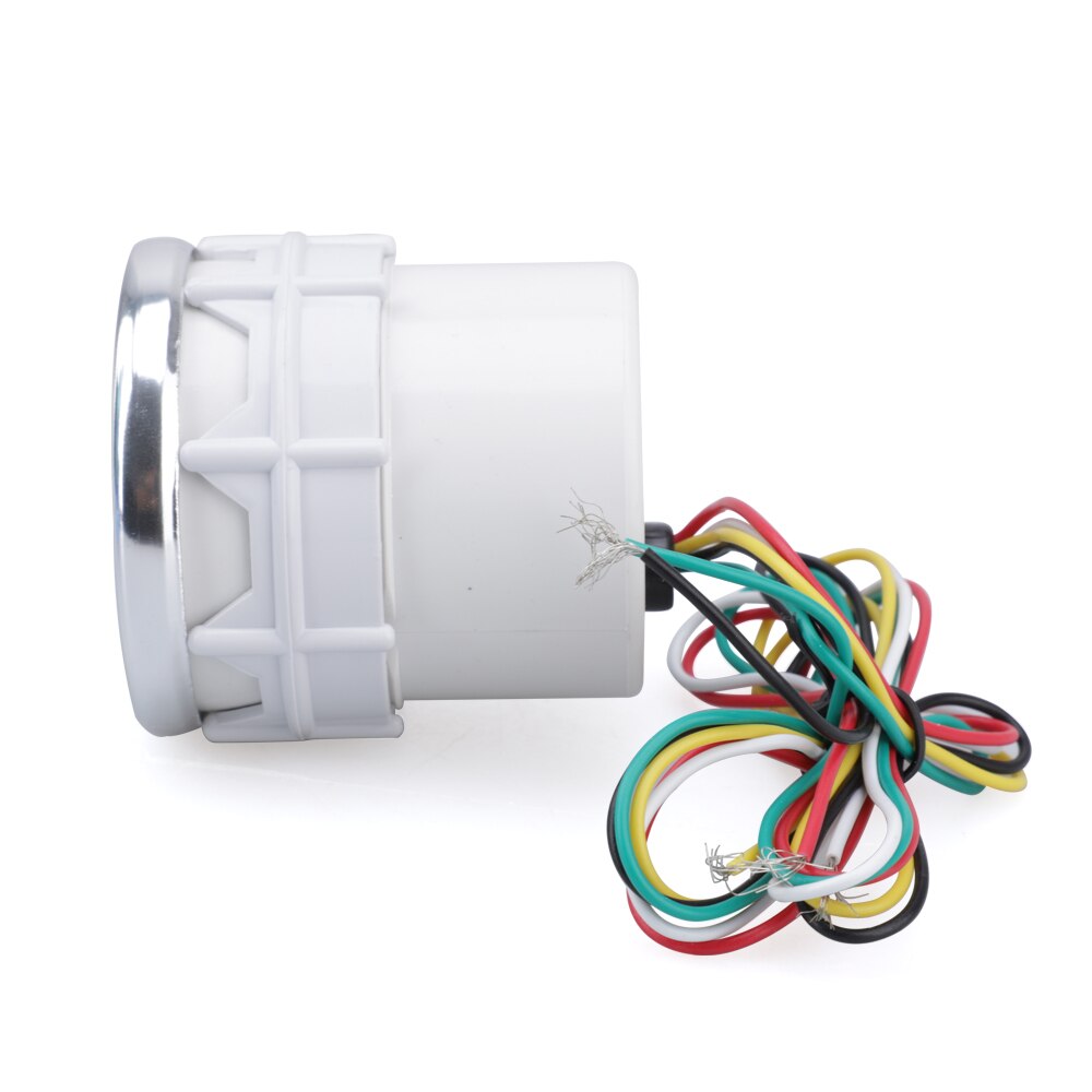 Auto bil varvräknare varvräknare 0 ~ 8000 rpm meter 2 " 52mm universal bilmotor vit led mätare pekare rpm 12v bensin