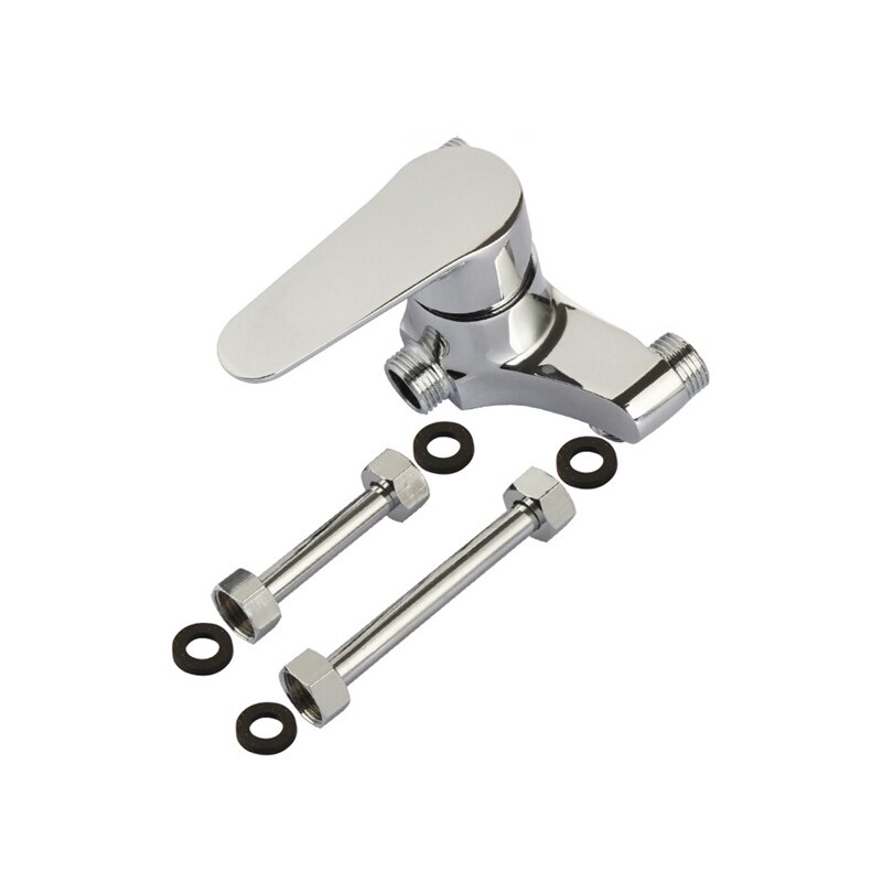 thumbnail image 2 of New Chrome Single-Handle Shower Mixer Faucet With Diverter – OUBONI 2 of 5