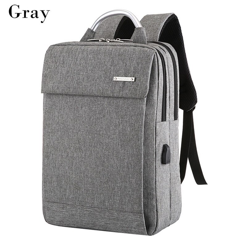 étanche sac à dos pour ordinateur portable Anti-vol hommes sacs à dos voyage d'affaires sac à dos mâle adolescent garçons filles cartable Mochil: Gris