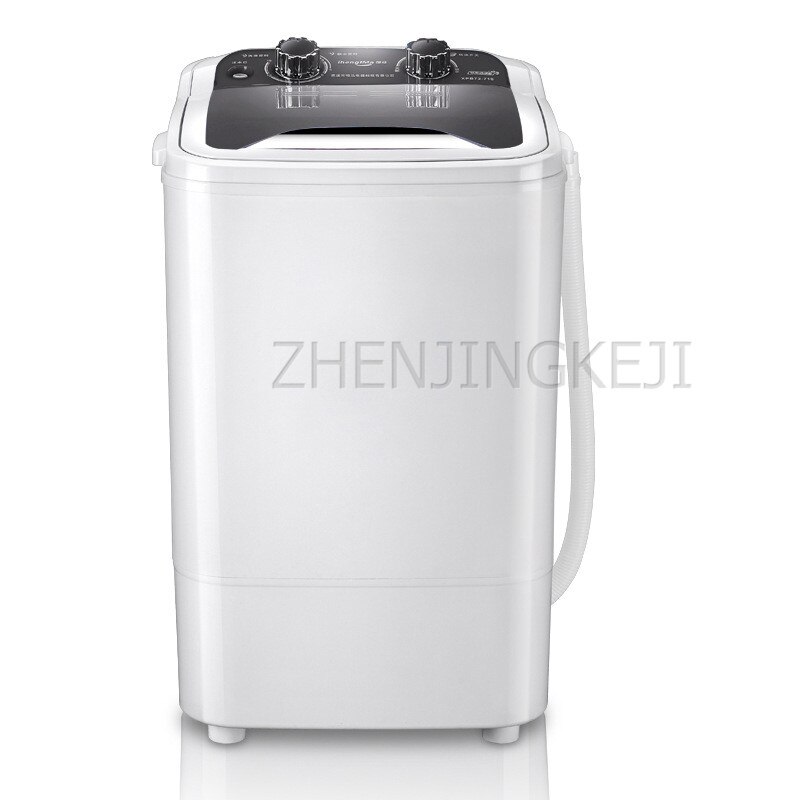 7KG Small Mini Washing Machine220V Home Single Bucket Semi-automatic Portable Personal With Dehydration Business Travel Washer