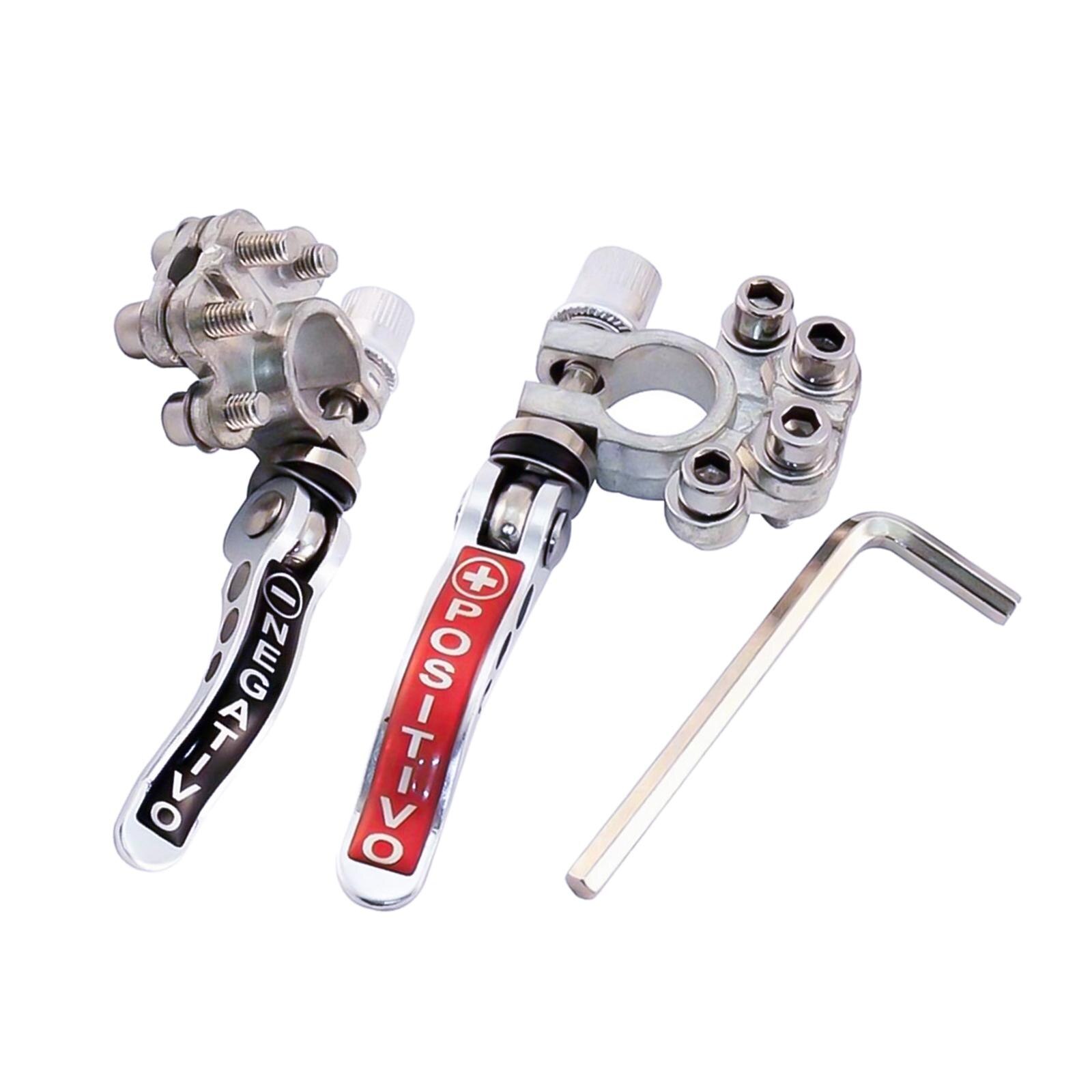 2x Car Battery Terminal Connectors Terminal Shut-Off Connectors for Car UTV