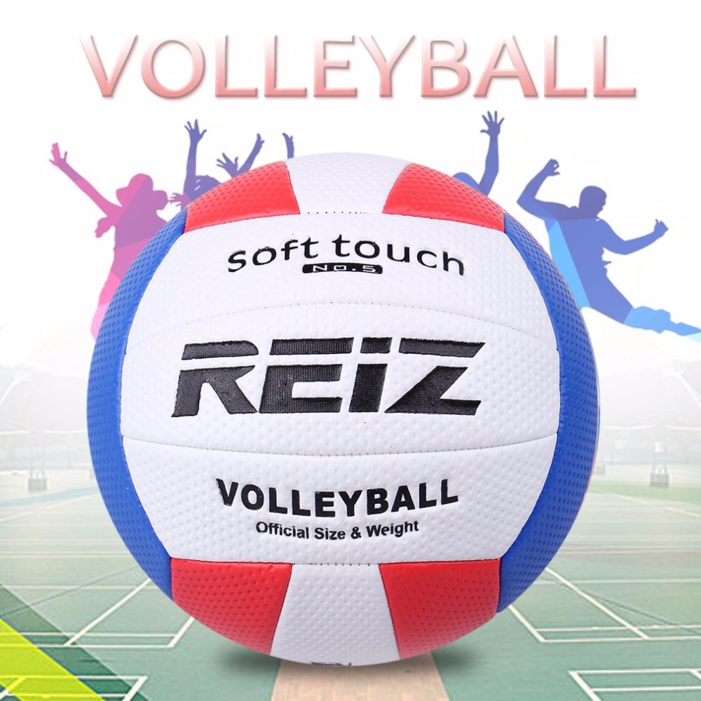 Soft touch pu läder 5#  volleybollboll utomhus inomhus träningstävling standard volleybollboll för studenter